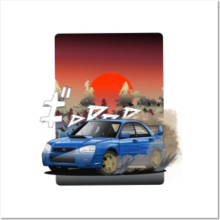 Subaru WRX Rally Posters and Art